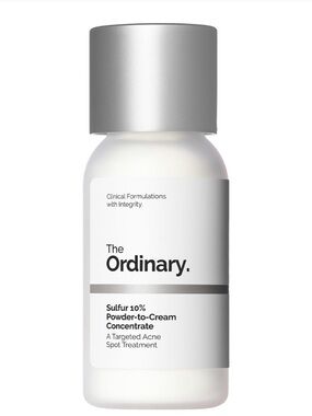 The Ordinary Powder-to-Cream Acne Spot Treatment - White & Silver